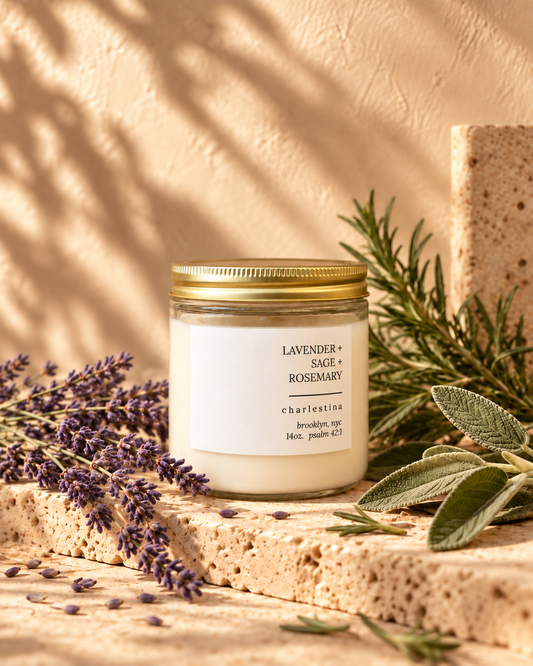 LAVENDER + SAGE + ROSEMARY (14 oz)