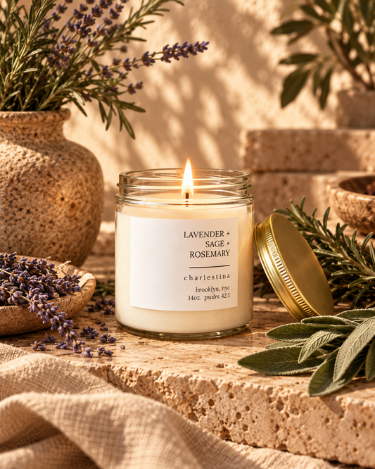 LAVENDER + SAGE + ROSEMARY (14 oz)